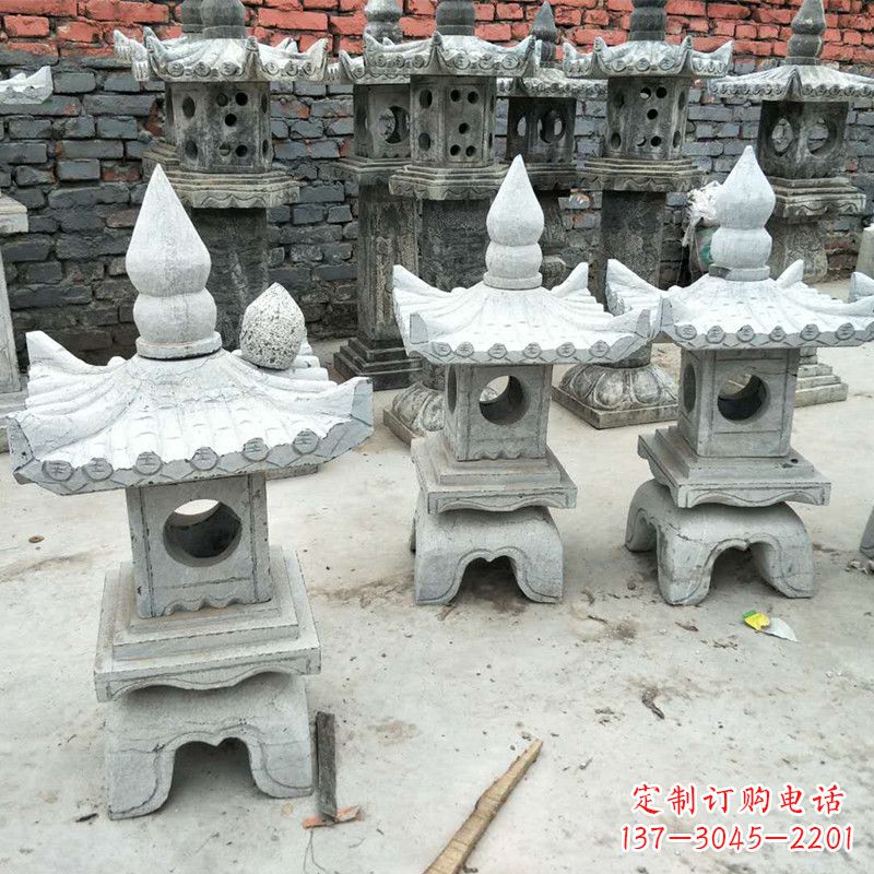 安阳中式庭院石雕灯笼