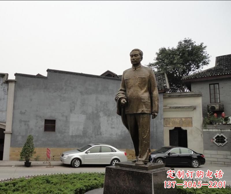 安阳周恩来铜雕