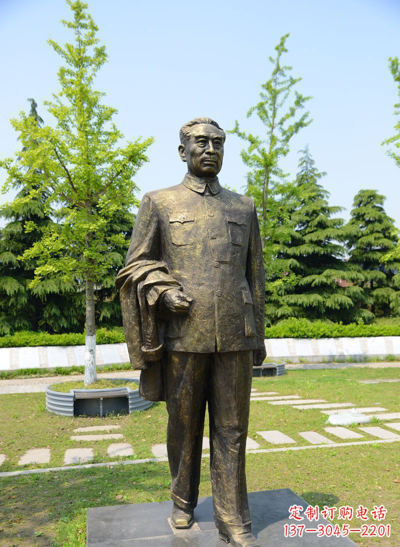 安阳周总理伟人铜雕
