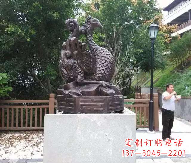 安阳朱雀神兽雕塑