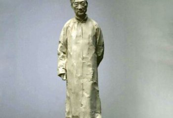 安阳徐悲鸿雕塑像石雕历史名人雕像