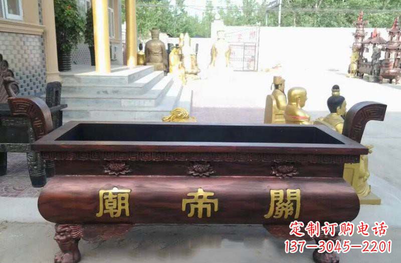 安阳铸铜关帝庙香炉