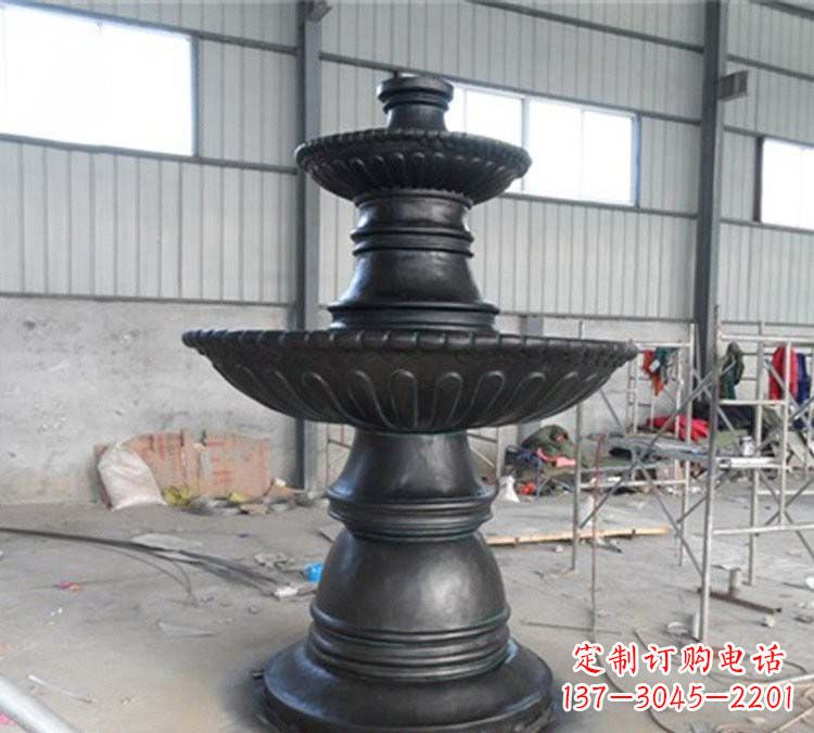 安阳铸铜简约双层喷泉