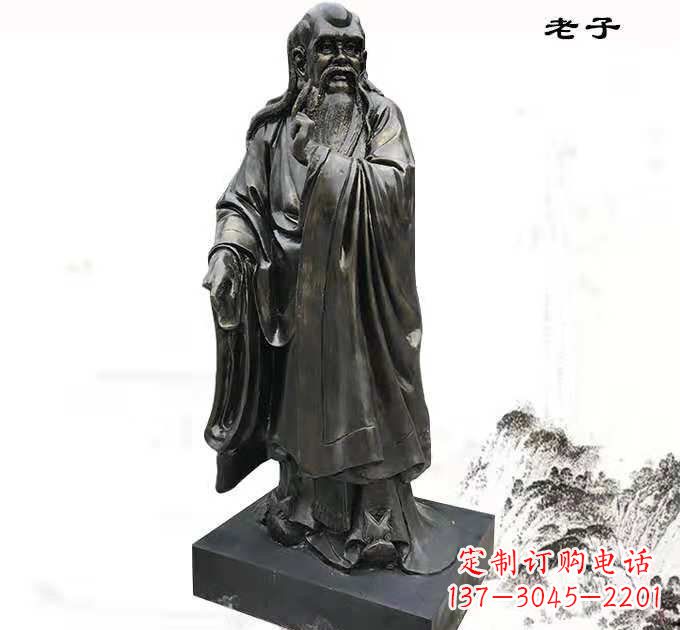 安阳铸铜老子雕塑