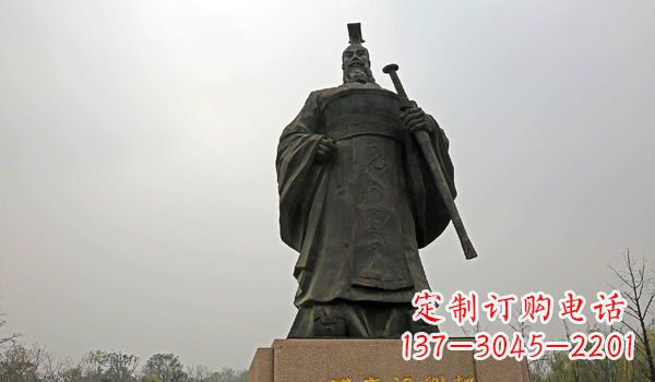 安阳铸铜刘邦雕塑