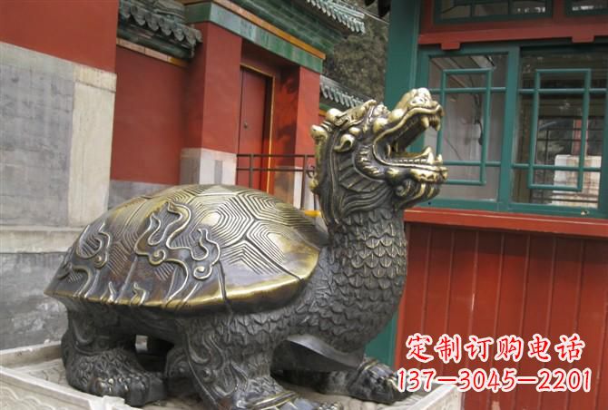 安阳铸铜龙龟雕塑