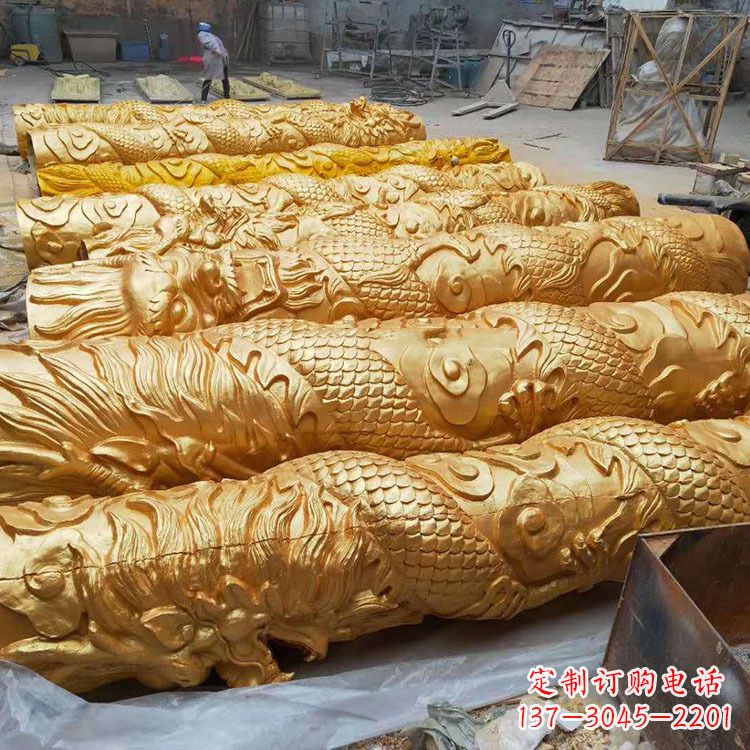 安阳铸铜龙柱