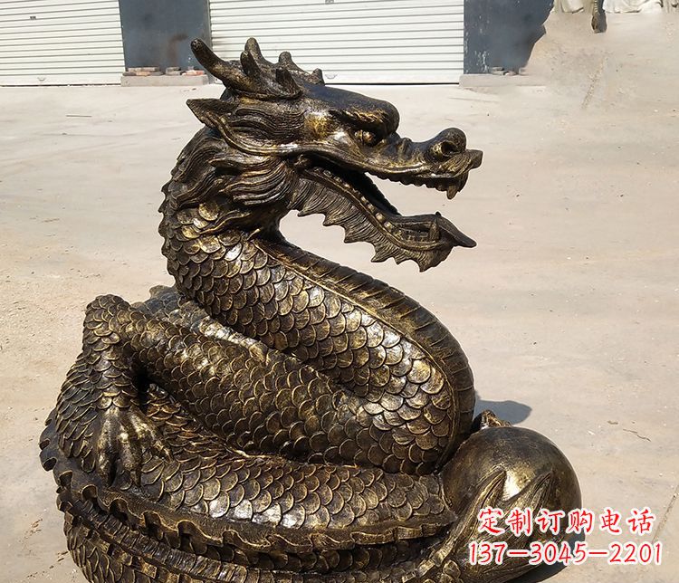 安阳铸铜神龙雕塑