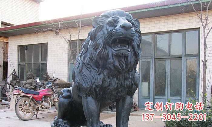 安阳铸铜狮子铜雕