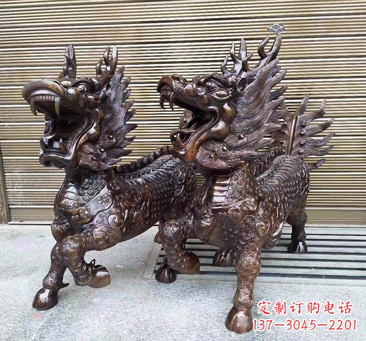 安阳铸铜铜麒麟