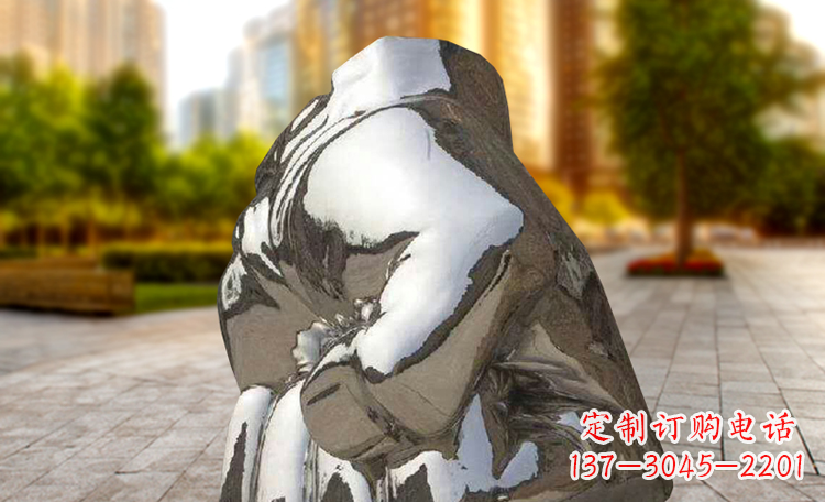 安阳不锈钢拳头广场景观雕塑