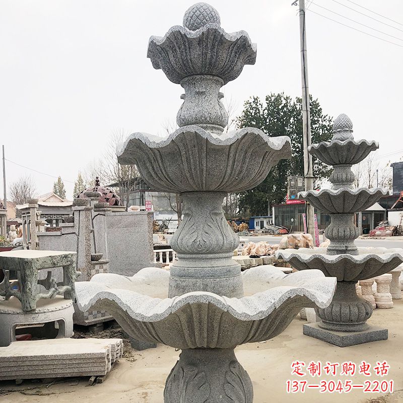 安阳自然石雕流水喷泉