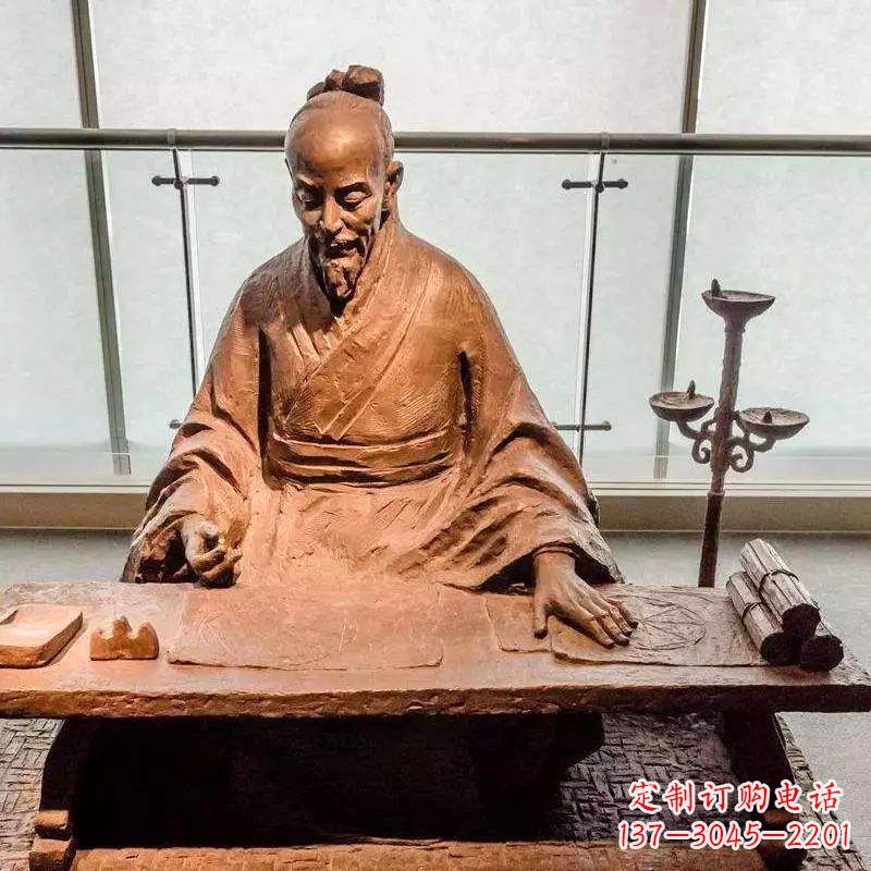 安阳祖冲之圆周率情景小品雕塑-中国古代数学家著名历史人物