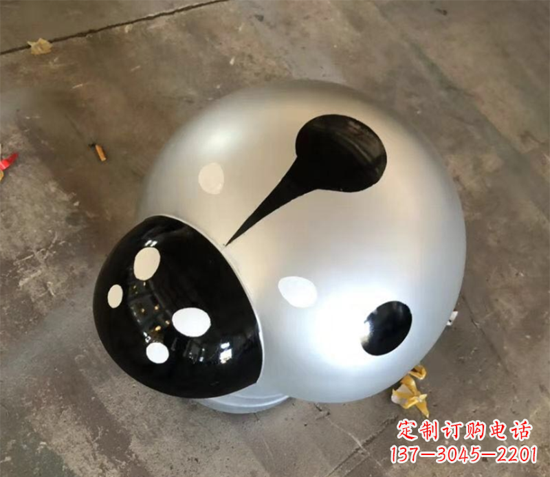 安阳瓢虫雕塑不锈钢
